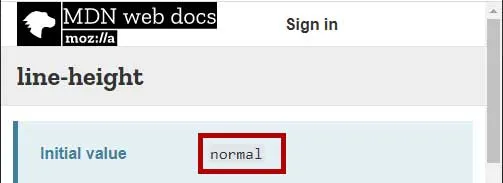 Початкове значення висоти рядка – normal
