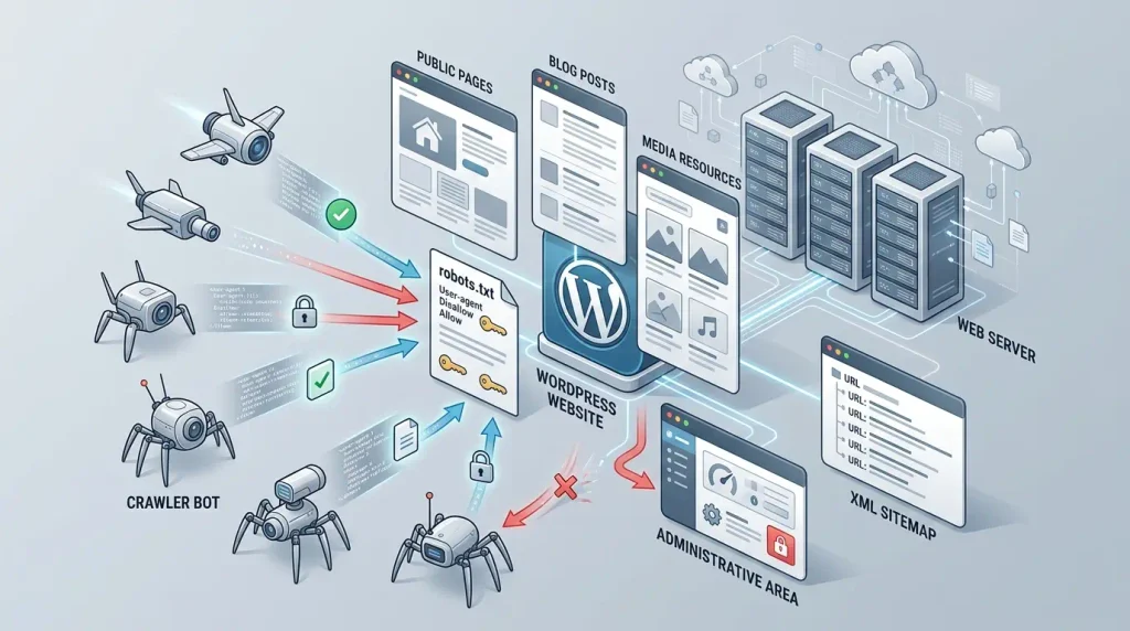 Як працює robots.txt у структурі WordPress-сайту