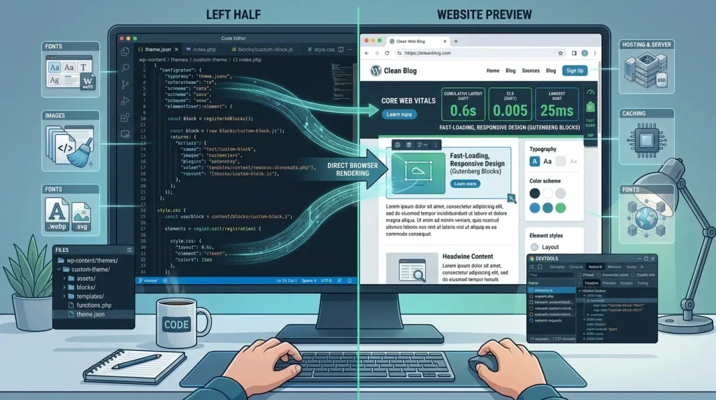 Розробка індивідуальних тем для WordPress без використання Elementor